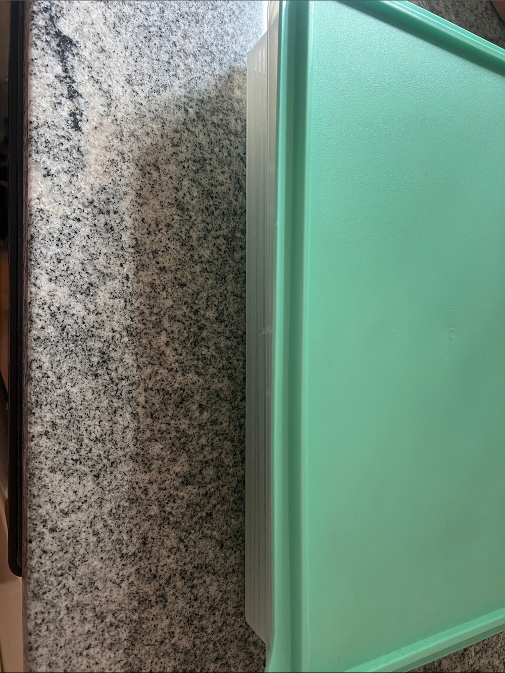 Tupperware Container  - Mint Green - Picture 2 of 3